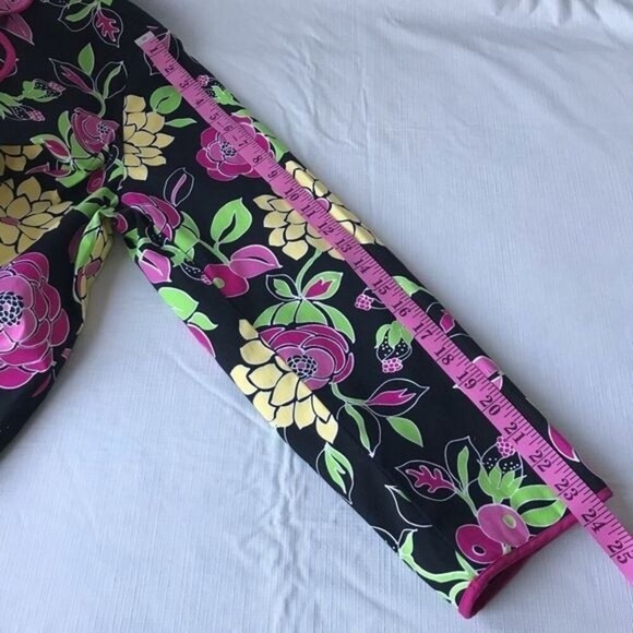 Ny Collection Woman Button Front Floral Print Jacket Blazer Size 1X - Picture 6 of 8